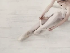 Dansebutikken Andet Til Ballet-Balletplakat med balletdanser med tåspidssko