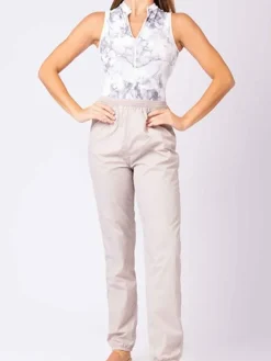 Dame Dansebutikken Danseunderdele Damer|Underdele Damer-Beige sved bukser til dans og ballet Mara Dancewear
