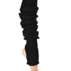 Dansebutikken Benvarmere Til Yoga|Benvarmere Til Ballet-Benvarmere rib strik sort 85 cm Seré