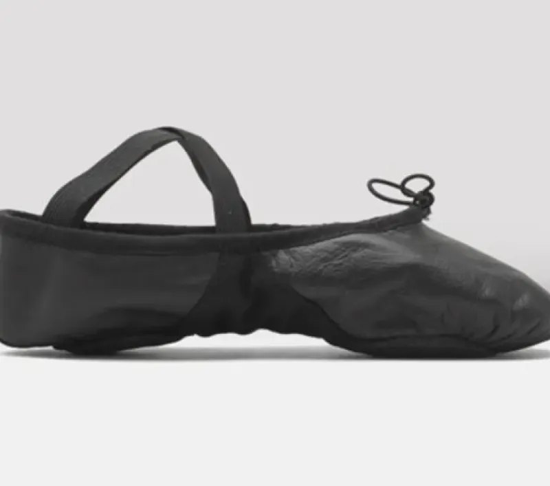 Dansebutikken Balletsko Bløde-Bloch bløde sorte balletsko med split sål