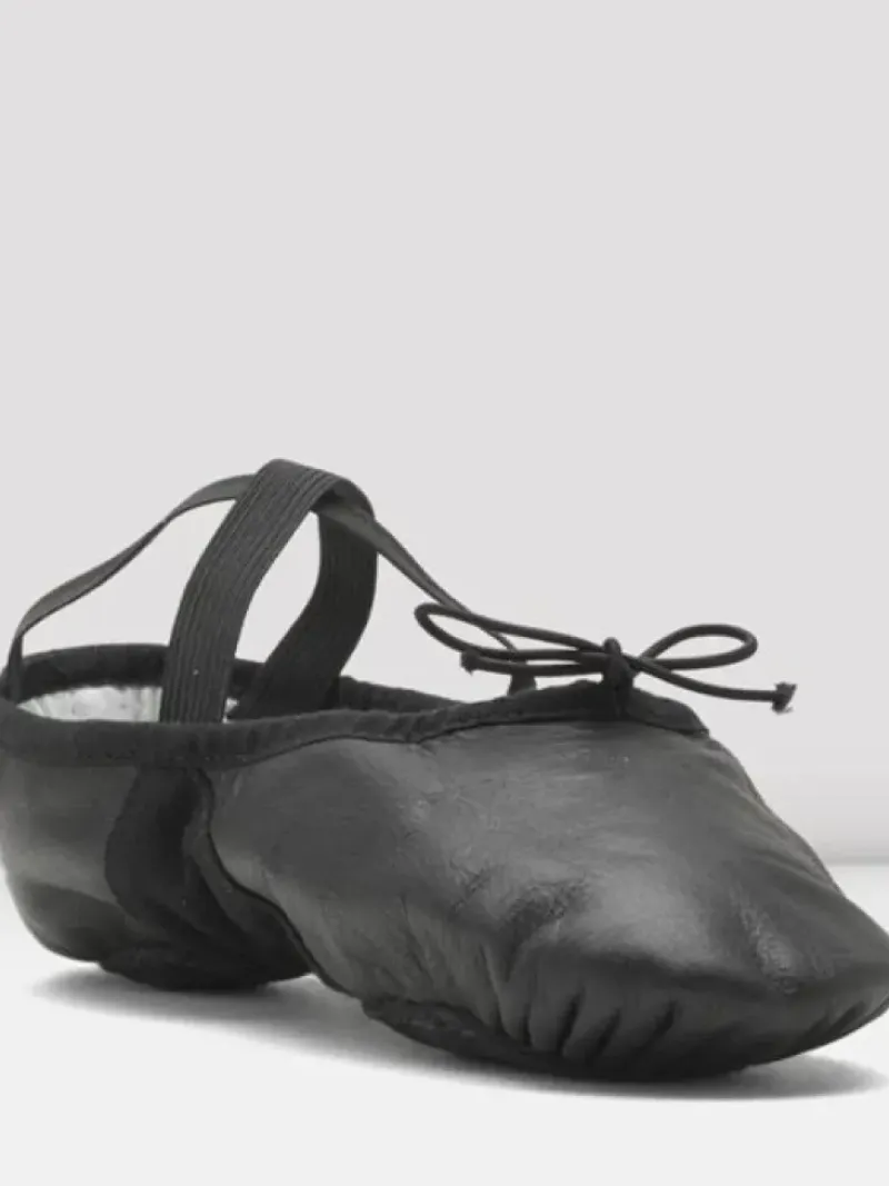 Dansebutikken Balletsko Bløde-Bloch bløde sorte balletsko med split sål
