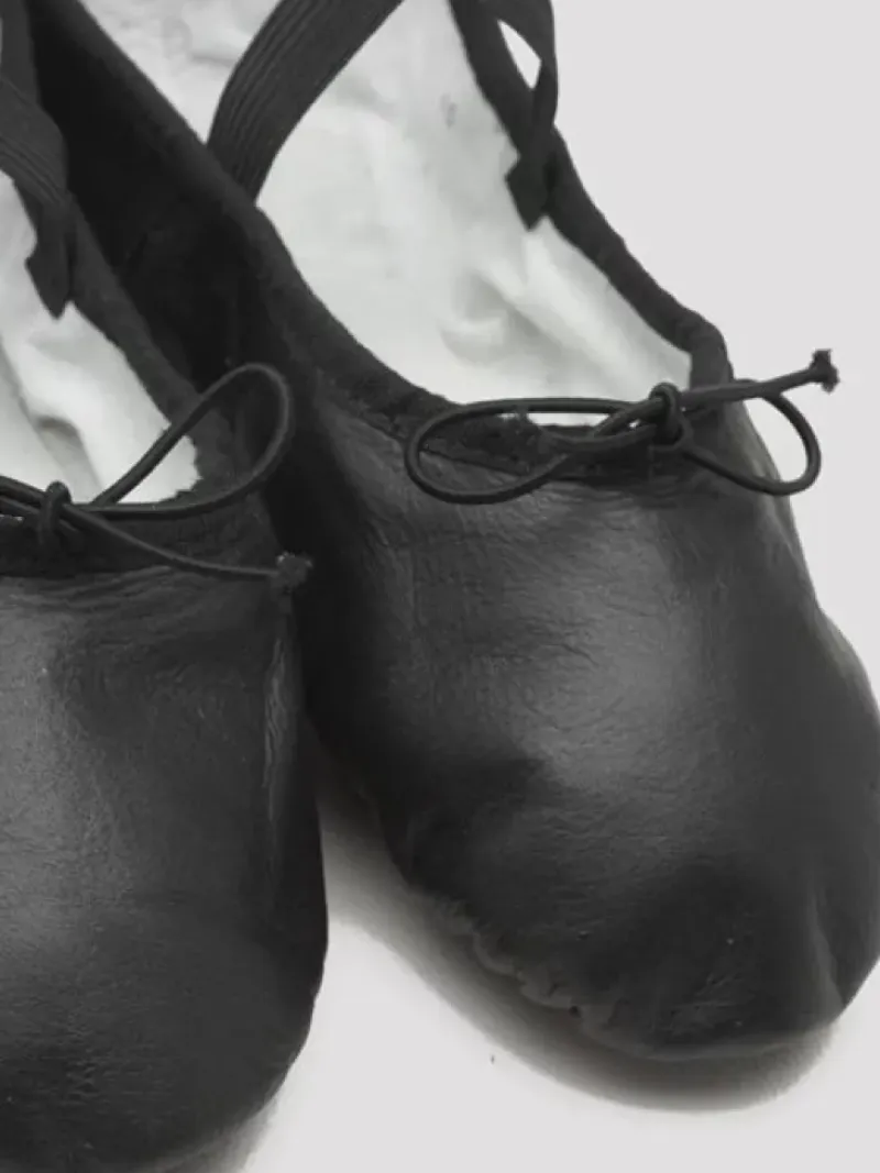 Dansebutikken Balletsko Bløde-Bloch bløde sorte balletsko med split sål