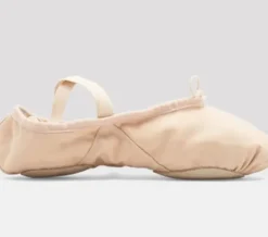 Dansebutikken Balletsko Bløde-Bloch kanvas spring balletsko rosa splitsål