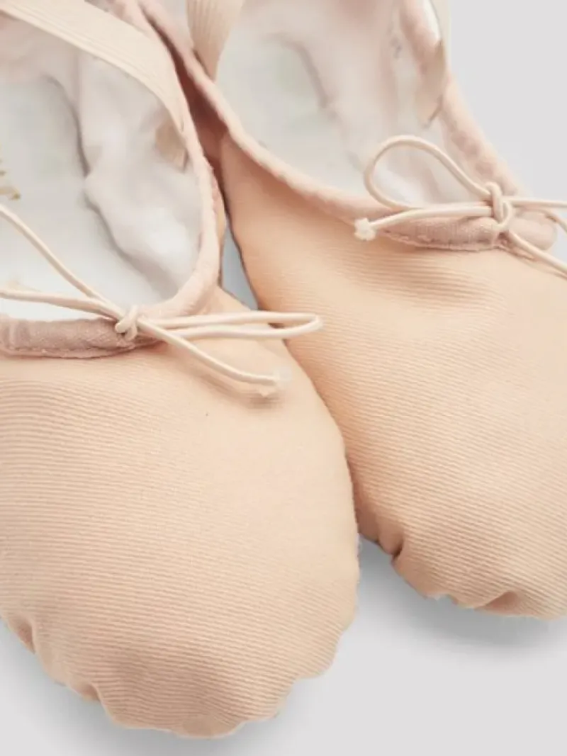 Dansebutikken Balletsko Bløde-Bloch kanvas spring balletsko rosa splitsål