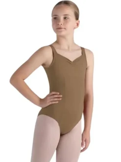 Børn Dansebutikken Balletdragter Børn-Bloch mandelfarvet klassisk dragt m. skønne detaljer til piger