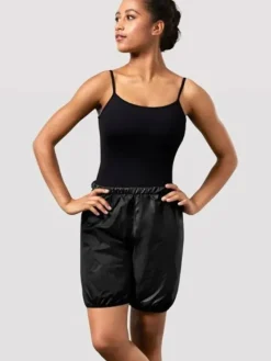 Dame Dansebutikken Yogabukser|Underdele Damer-Bloch sorte svedshorts med elastik talje
