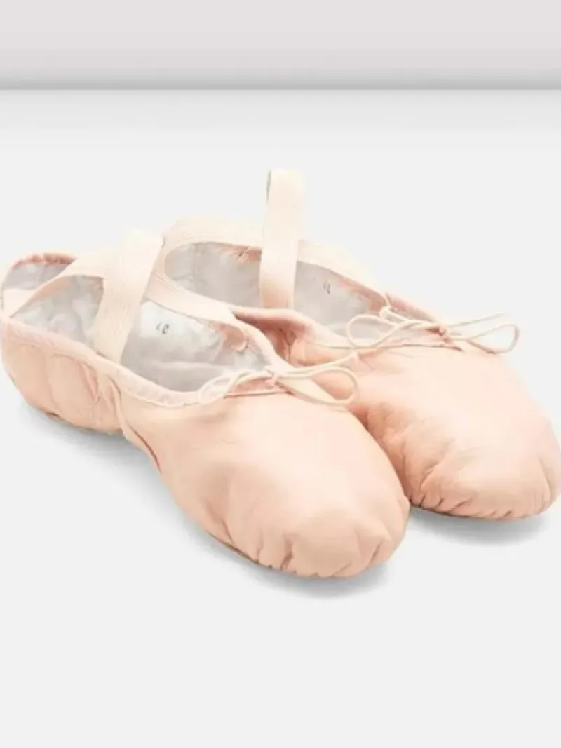 Dansebutikken Balletsko Bløde-Bloch springsko/ soft balletsko rosa splitsål