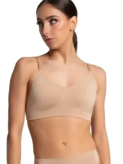 Dame Dansebutikken Gymnastik Undertøj Damer|Ballet Undertøj Damer-Capezio bh top nude til dans/ballet/gymnastik