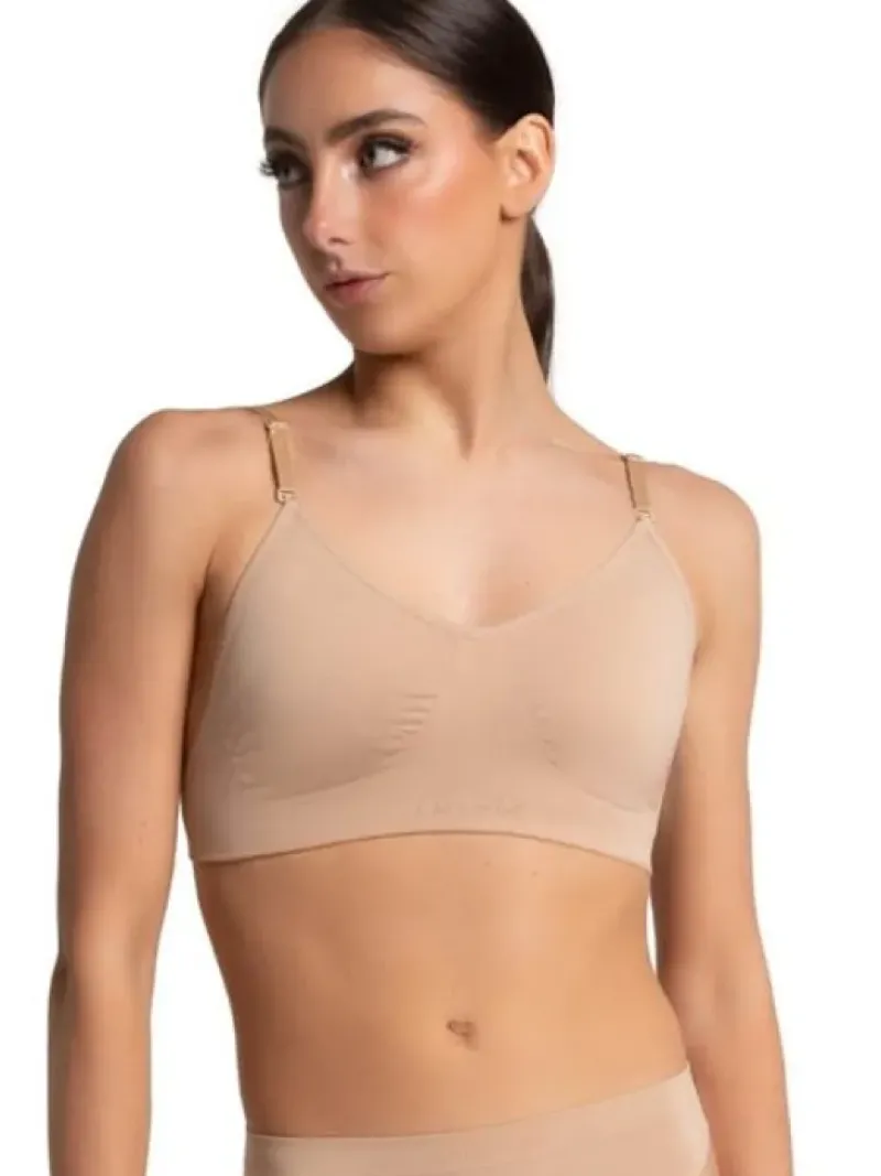 Dame Dansebutikken Gymnastik Undertøj Damer|Ballet Undertøj Damer-Capezio bh top nude til dans/ballet/gymnastik