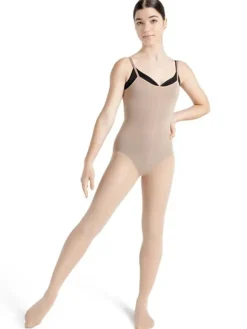 Dame Dansebutikken Gymnastik Undertøj Damer|Heldragter Damer-Capezio helunderdragt med hul i foden