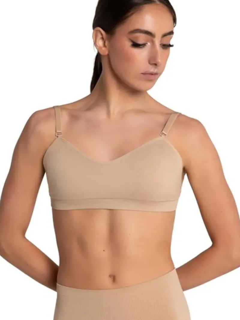 Dame Dansebutikken Gymnastik Undertøj Damer|Ballet Undertøj Damer-Capezio hjerteformet bh til dans/ballet/gymnastik
