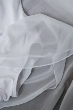 Børn Dansebutikken Gymnastikkjole Piger|Balletkjole Piger-Capezio hvid dragt m. skørt og chiffon ærmer
