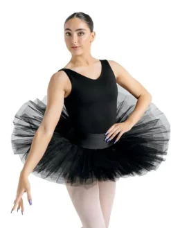Dame Dansebutikken Ballet Underdele Damer-Capezio kort sort tutu skørt til damer