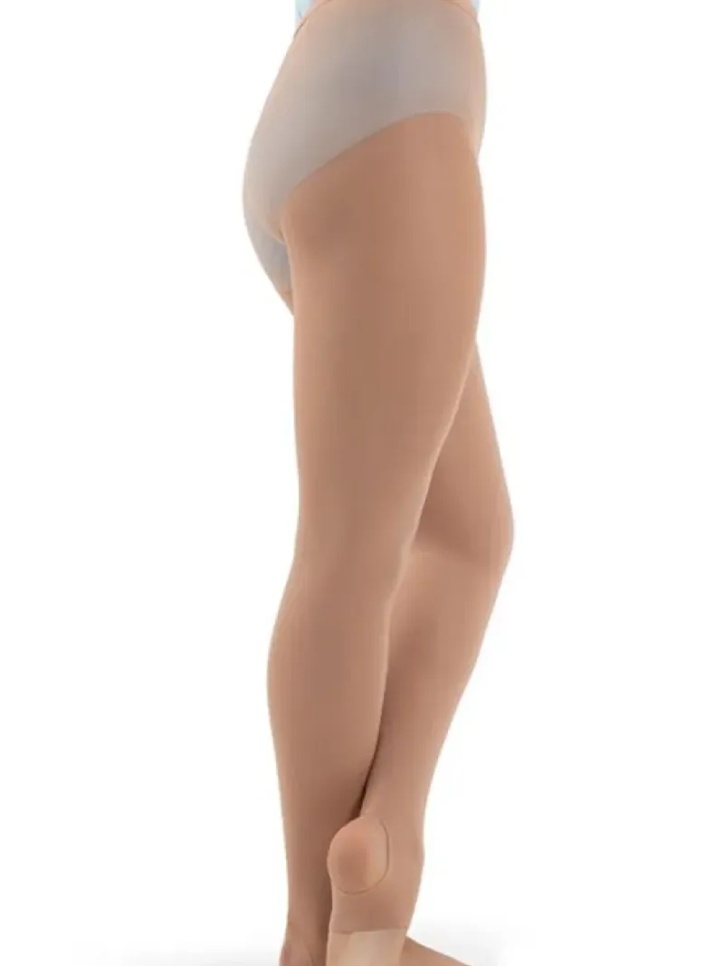 Dame Dansebutikken Strømpebukser Til Skøjteløb|Strømpebukser Til Gymnastik-Capezio Light sun tan tights m. andefod