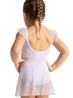 Børn Dansebutikken Dragter Piger|Balletdragter Børn-Capezio lys lavendel dragt med flæse ærmer til piger