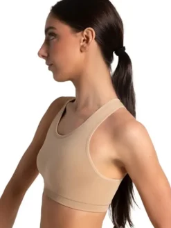 Børn Dansebutikken Gymnastik Undertøj Pige|Ballet Toppe Børn-Capezio nude racerback top til piger