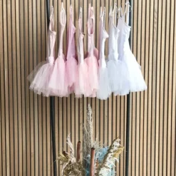Børn Dansebutikken Balletkjole Piger-Capezio rosa tutudragt med flæser