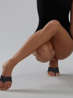 Dame/Børn Dansebutikken Footundeez|Andre Sko Ballet/moderne Dans-Capezio sort footundeez