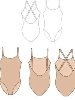 Dame Dansebutikken Gymnastik Undertøj Damer|Ballet Undertøj Damer-Capezio underdragt ballet/gymnastik