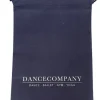 Dansebutikken Dansetasker|Dansesko Tilbehør-Dancecompany mørkeblå skopose med logo