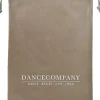 Dansebutikken Dansetasker|Dansesko Tilbehør-Dancecompany sandfarvet skopose med logo
