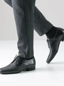 Dansebutikken Tangosko Herrer|Salsasko Herrer-Dansesko sort flet Werner Kern