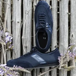 Dansebutikken Tangosko Herrer|Salsasko Herrer-Diamant mørkeblå dansesneaker vario spin sål til herrer