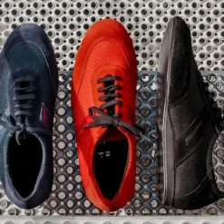 Dansebutikken Tangosko Herrer|Salsasko Herrer-Diamant mørkeblå dansesneaker vario spin sål til herrer