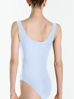 Dame Dansebutikken Balletdragter Damer-Dragt med tank ærmer i lyseblå fra Wear Moi