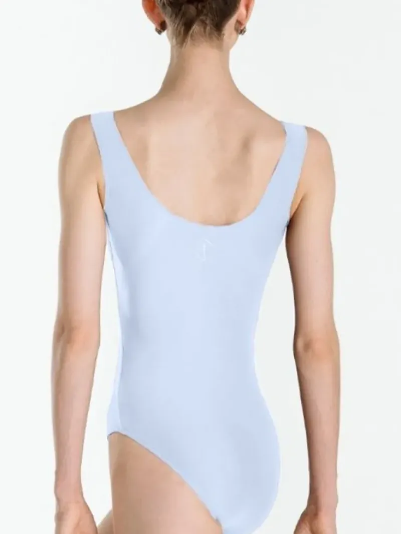 Dame Dansebutikken Balletdragter Damer-Dragt med tank ærmer i lyseblå fra Wear Moi