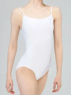 Dame Dansebutikken Balletdragter Damer-Dragt med tynde stropper i hvid fra Wear Moi