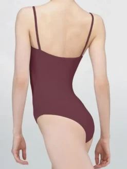 Dame Dansebutikken Balletdragter Damer-Dragt med tynde stropper i bordeaux fra Wear Moi