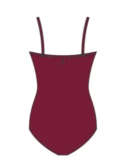 Dame Dansebutikken Balletdragter Damer-Dragt med tynde stropper i bordeaux fra Wear Moi