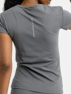 Dame Dansebutikken Pilates Overdele|Yogabluser-Drop of Mindfulness Juni t-shirt i mat grå