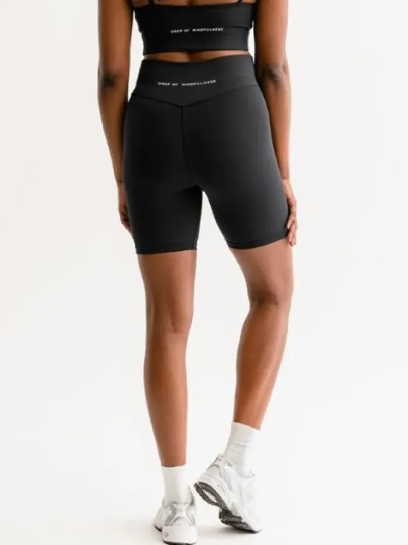 Dame Dansebutikken Pilates Bukser/leggings|Yogabukser-Drop of Mindfulness Lola shorts i mat sort
