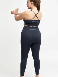 Dansebutikken Pilates Bukser/leggings|Yogabukser-Drop of mindfulness mørkeblå seamless leggings
