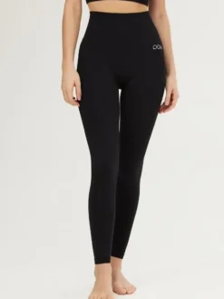 Dansebutikken Pilates Bukser/leggings|Yogabukser-Drop of mindfulness seamless leggings i sort
