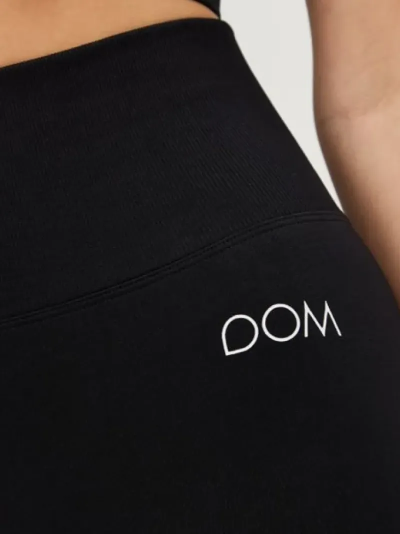 Dansebutikken Pilates Bukser/leggings|Yogabukser-Drop of mindfulness seamless leggings i sort