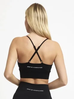 Dame Dansebutikken Yogatoppe|Overdele Damer-Drop of mindfulness seamless sports top sort