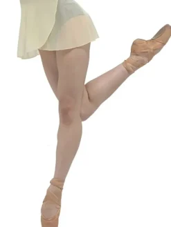 Dame Dansebutikken Ballet Underdele Damer-Flot lysegul ballet slå om skørt fra Balletrosa