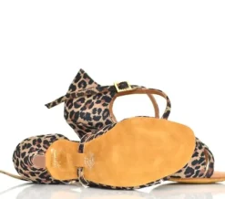 Dame Dansebutikken Salsasko Damer|Latinsko Damer-Flot salsa/latinsko leopard Mia International