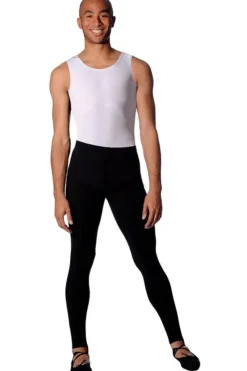 Børn Dansebutikken Ballettøj Drenge-Hvid tank body til ballet drenge/herre
