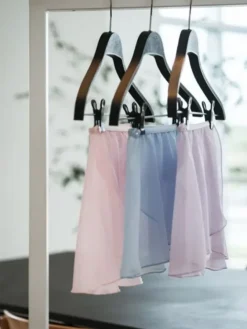 Børn Dansebutikken Underdele Piger|Gymnastikkjole Piger-Lyseblå chiffon skirt børn Capezio