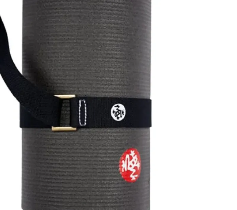 Dansebutikken Tasker Til Yoga-Manduka sort bærestrop til yogamåtter