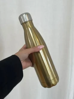 Dansebutikken Andet Til Yoga|Andet Til Gymnastik-Miin drikkeflaske 500ml - guld look