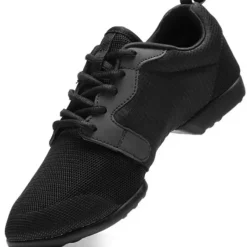 Dame Dansebutikken Sneakers Børn|Salsasko Damer-MOJO sort Rumpf sneaker til alt slags dans