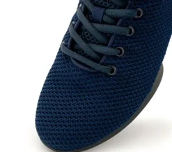 Dame Dansebutikken Salsasko Damer|Swingsko Damer-Mørkeblå sneaker åndbar strik til damer - Suny