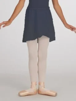 Børn Dansebutikken Gymnastikkjole Piger|Ballet Underdele Børn-Navy chiffon skirt børn Capezio