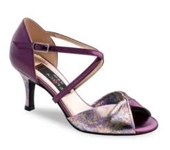 Dame Dansebutikken Salsasko Damer|Tangosko Damer-Nueva Epoca smuk dansesko 7 cm hæl - Violeta