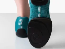 Dame Dansebutikken Salsasko Damer|Swingsko Damer-Petrol farvet dansesneaker i åndbar strik til damer - Suny